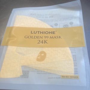 5/$5.00 luthione 24k gold sheet mask golden 99 Korea new glow